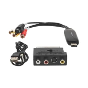 Video Grabber | USB 2.0 | Scart, RCA, S-VHS | NEDIS