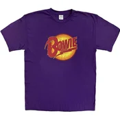 David Bowie Vintage Diamond Dogs Logo Purple XL Majica