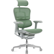 Ergonomska stolica Antares - ERGOHUMAN 2 ELITE GREY, zelena