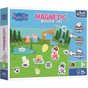 Trefl Magnetna sestavljanka Peppa in njena zabava/Peppa Pig 12 kosov