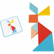 Janod Lesena igrača Essentiel Origami Tangram