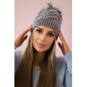 Kesi Cap with fleece Ela K242 light gray