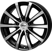 PLATIN P69 8x18 5x112 ET40,1 CB66,5 BLACK POLISHED – alu felga