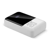 Powerbank 20000 mAh, 2x USB, 1x USB-C, 22.5W QC4.0, LCD zaslon