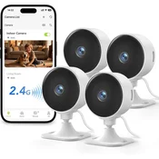 4pack GNCC notranja Wi-Fi nadzorna kamera (4 kos), kamera za hišne ljubljenčke z App