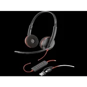 HP Slušalice Poly BW 3220 Stereo USB-C HS +USB-C, A, Crne