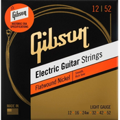 Gibson Flatwound Electric Guitar Strings Light
