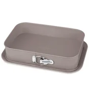 Pravokoten model za peko s snemljivim robom in titanovo površino Taupe 39x27cm 55701