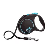 FLX Flexi Automatic leash Black Design M 5 m, Blue