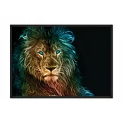 shumee PLAKAT V OKVIRJU 43x33 cm Lev P663