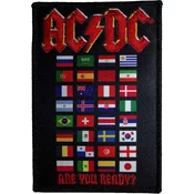 AC/DC Are You Ready? Flags Iron-On Patch