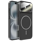 AVIZAR Trd MagSafe ovitek za iPhone 16 z zaščito kamere, Črna, (5000275068)