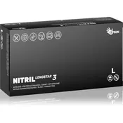 Espeon Nitril Longstar3 Black rokavice iz nitrila brez pudra velikost L 2x50 kos