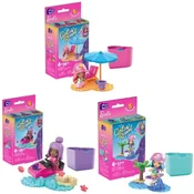 Mega Construx Barbie barva razkriva mikro lutko