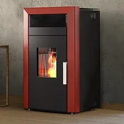 ALFA PLAM pec na pelet ALFA COMMO 12 ETAŽ, crvena