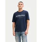 Jack & Jones Majica Evin 12290173 Modra Regular Fit