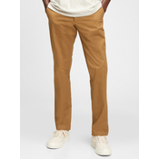Rjave moške hlače GAP khakis slim fit GapFlex