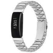 INF Batman Nerjaveče Jeklo Pašček Združljiv z Fitbit Inspire 1/HR/Inspire 2 - Srebrn, (5000079010)