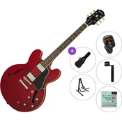 Epiphone ES-335 Standard SET Cherry Jazz kitara (polakustična)