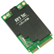 MikroTik R11e-2HnD, 802.11b/g/n miniPCI-e card, 2x u.fl