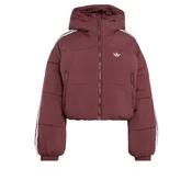 ADIDAS ORIGINALS Zimska jakna Adicolor vinsko rdeča / bela