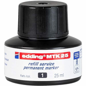 Tinta za marker permanentni   25ml Edding MTK25 crna