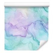 Tapeta s črnilom Celadon, Azure in Lavender za dnevno sobo in spalnico 50x1000 cm