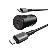 MCDODO CC-7495 SET AUTO PUNJAC 45W USB-C + KABL 36W TIP-C NA LIGHTNING DUŽINA 1,2m