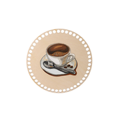 AtmoWood Drveni poklopac za košaricu - šalica za kavu Odaberite varijantu: 19 cm