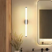 Molto Luce LED-stenna svetilka VINA M, črna, širina 60 cm, IP44, CCT - Kopalnica - Sodobni - Aluminij