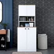 Hanah home Ormar za kupatilo KD102-2160, 70 x183.6 x72.5cm, Beli