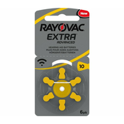 Baterije Za Slušne Aparate Rayovac Extra, Tip 10, 6 Kos