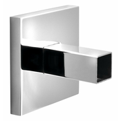 Stenski nosilec s pokrovom, za kvadratne pipe, nerjaveče jeklo - 24 - Nerjaveče jeklo - Sapho - 90x90x75 mm