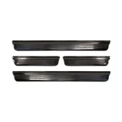 Door sill trims Nissan Qashqai 2021- (dark, matte)