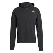 ADIDAS PERFORMANCE Jakna za trening Adizero črna/bela