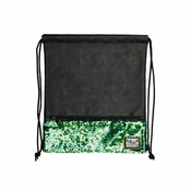 Hash Luksuzna usnjena torbica/torba za hrbet HASH, Zeleni bleščice, HS-135, 507019022