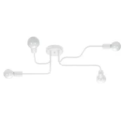 Sollux SL.1442 - Plafonska svetiljka VECTOR 4xE27/15W/230V bela