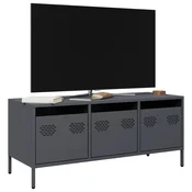 TV ormaric antracit 101,5 x 39 x 43,5 cm hladno valjani celik