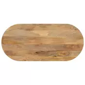 Stolna ploca 80x40x2,5 cm ovalna od masivnog drva manga