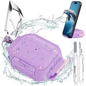 INF TPU Zaščitno Ohišje s Čistilnim Peresom Združljivo z Apple AirPods Pro 3 Purple, (5000090531)