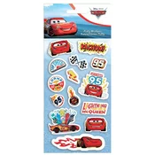 Luna: Komplet 3D nalepk Cars na listu velikosti 10x22 cm