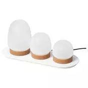 PRAKTSPIREA Set ukrasne LED rasvete, 4 kom., s postoljem za punjenje