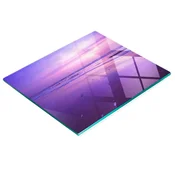 shumee Večnamenska dekorativna steklena tabla Sončni zahod nad morjem 60x52 cm