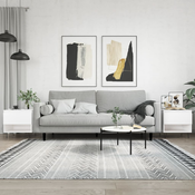 Stolici za kavu 2 kom bijeli 50x46x50 cm od konstruiranog drva