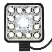 Delovna luč za vzvratno vožnjo kvadratna 40W 28 LED 12000 lm 9-40V