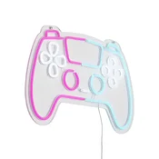 Neonska stenska svetilka roza z modro vklj. LED 3-stopenjsko zatemnjevanje - Controller