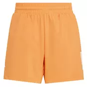 Otroške kratke hlače adidas  Boys Club Tennis Climacool 3-Stripes Shorts Pure Orange 116 cm