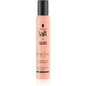 Schwarzkopf Taft x Gliss pena za volumen in obliko pričeske, ki ščiti med toplotnim oblikovanjem za valovite in kodraste lase 200 ml