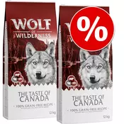 Varčno pakiranje Wolf of Wilderness The Taste Of 2x12 kg - The Taste Of The Mediterranean