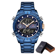 Moška ročna ura NaviForce Racing Line Blue